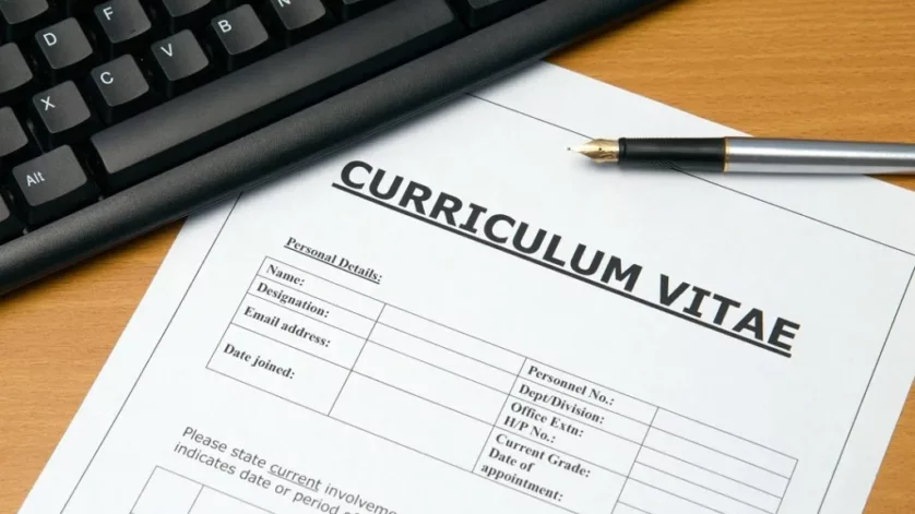 How to write a Curicullum Vitae / CV now.