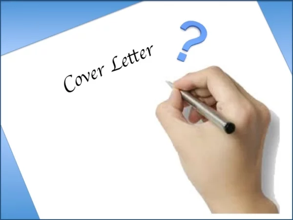 How to Compose a Good Cover Letter Intro