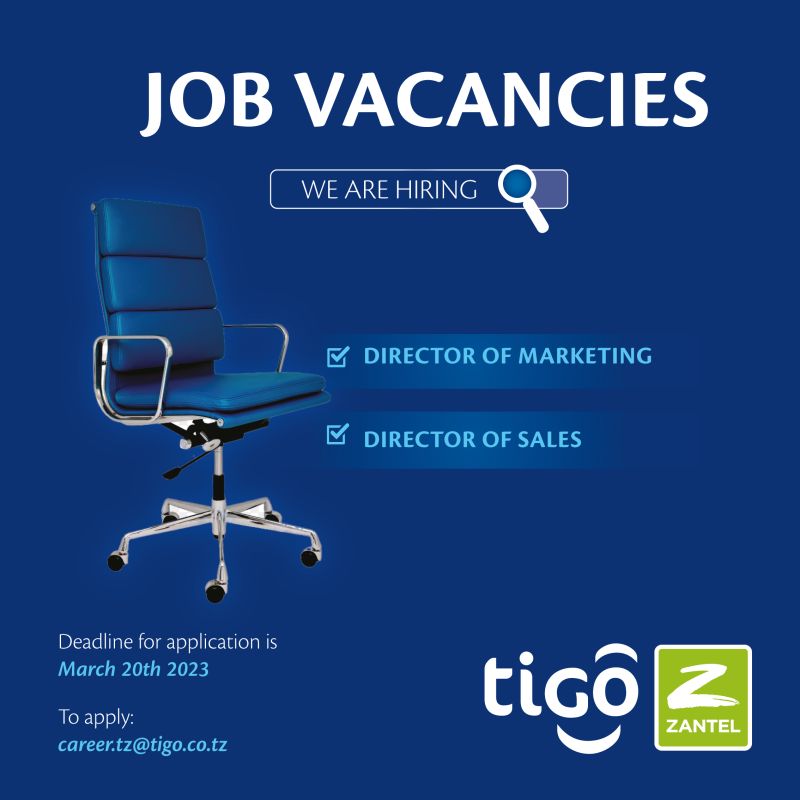 2 New Job Vacancies at Tigo - Tanzania 