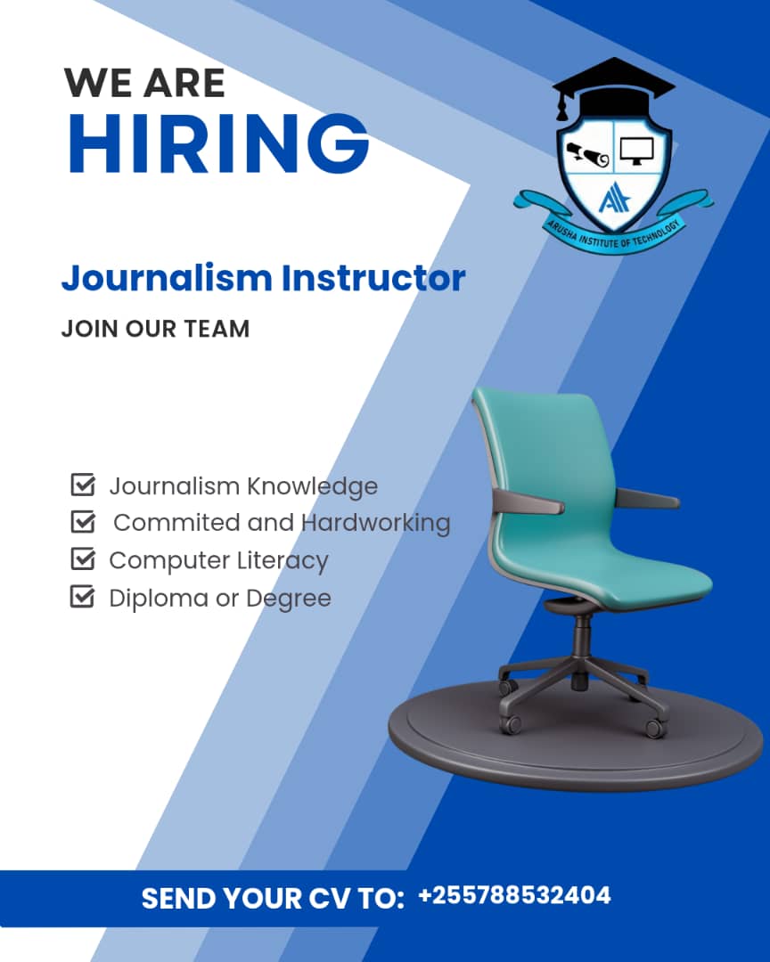 Journalism Instructor Job Vacancy at the Arusha Institute of Technology (AIT) 